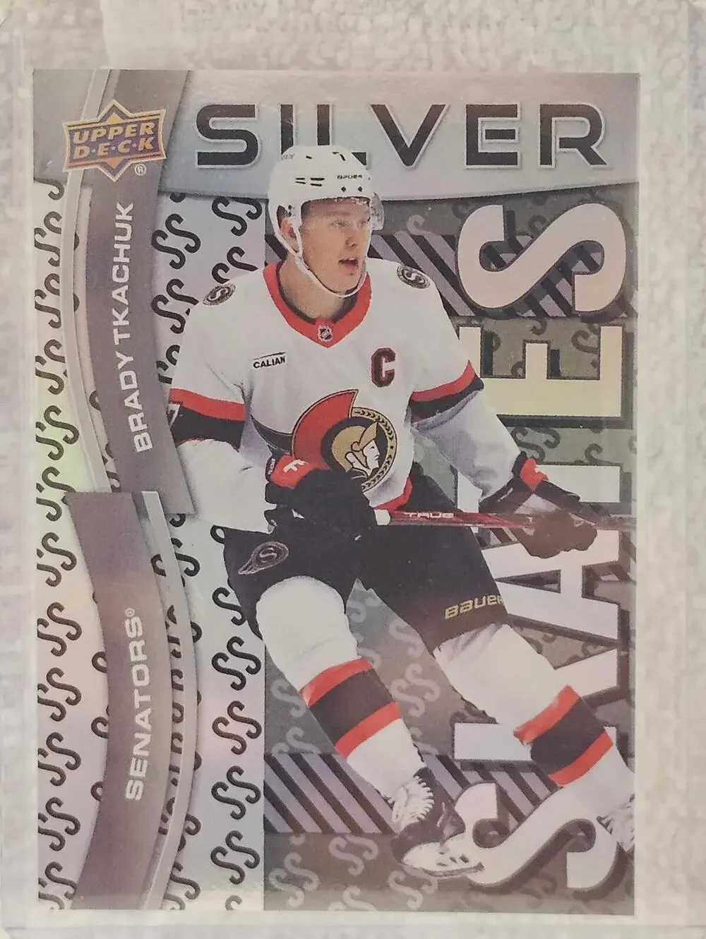 Brady Tkachuk Silver Skates Card - Ottawa Senators - Upper Deck 2024-25
